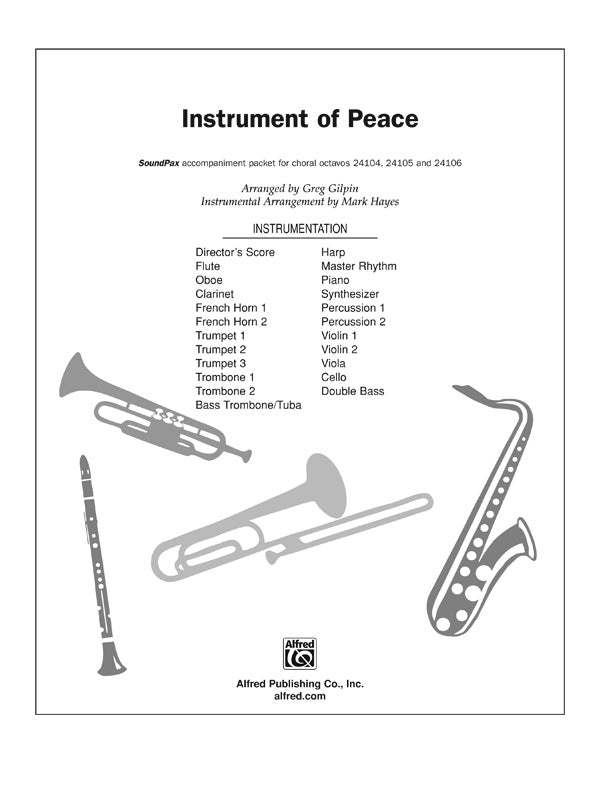 Instrument of Peace: Drums Sheet Music Preview