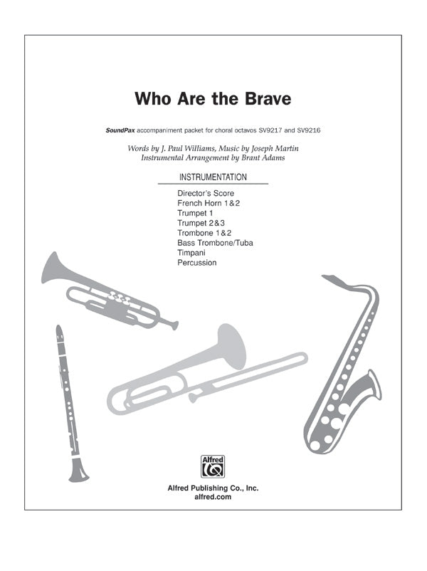 Who Are the Brave: 1st & 2nd Trombones Sheet Music Preview