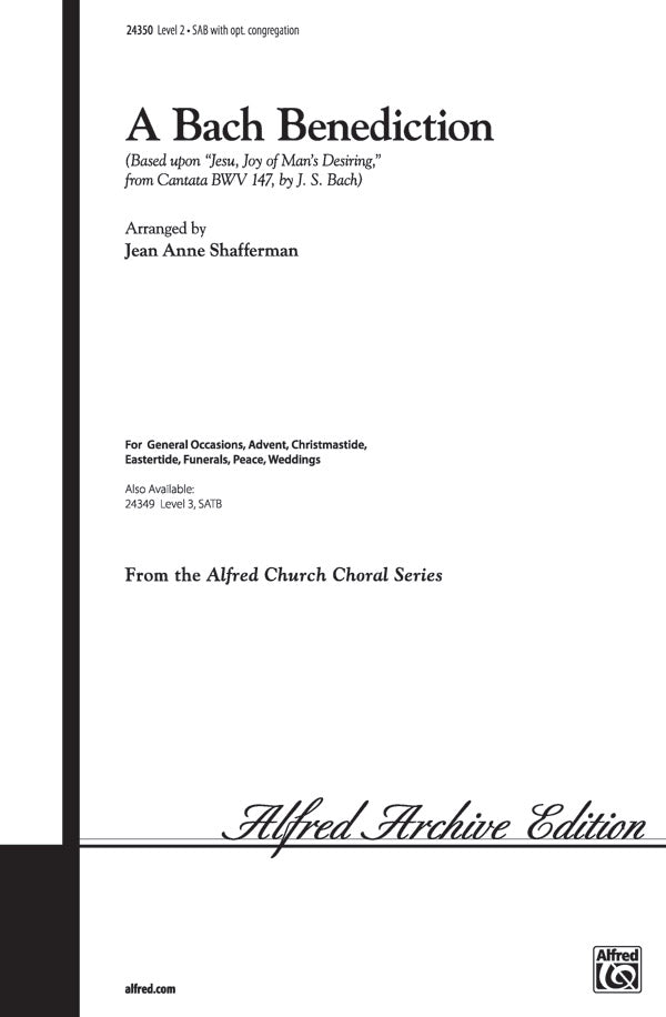 A Bach Benediction Cover Image