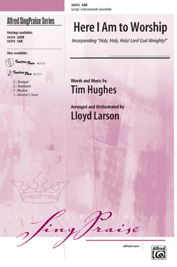 Here I Am to Worship Cover Image