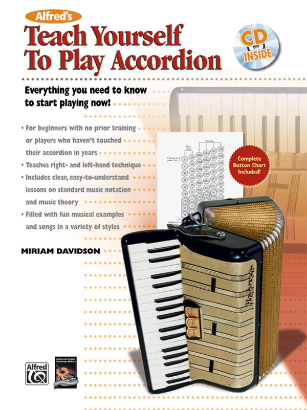Alfred's Teach Yourself to Play Accordion Cover Image