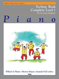 Alfred's Basic Piano Library: Technic Book Complete 1 (1A/1B) Cover Image