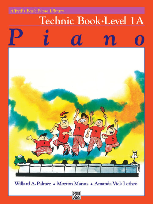 Alfred's Basic Piano Library: Technic Book 1A Sheet Music Preview