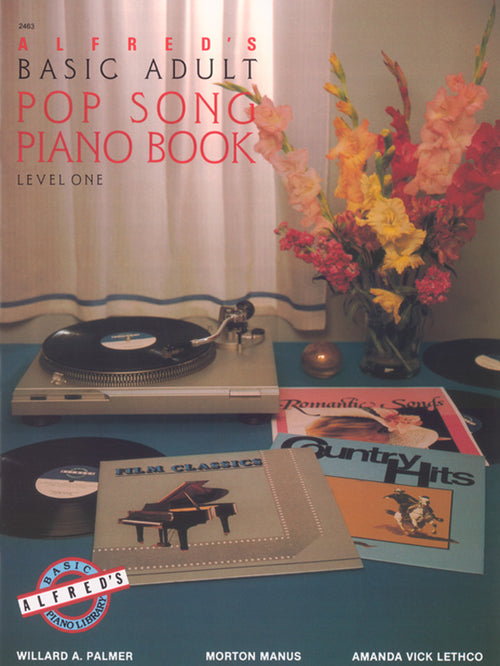Alfred's Basic Adult Piano Course: Pop Song Book 1 Cover Image