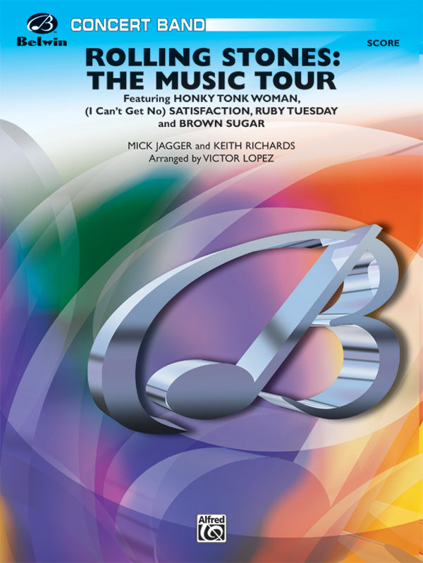 Rolling Stones: The Music Tour: 2nd B-flat Clarinet Sheet Music Preview