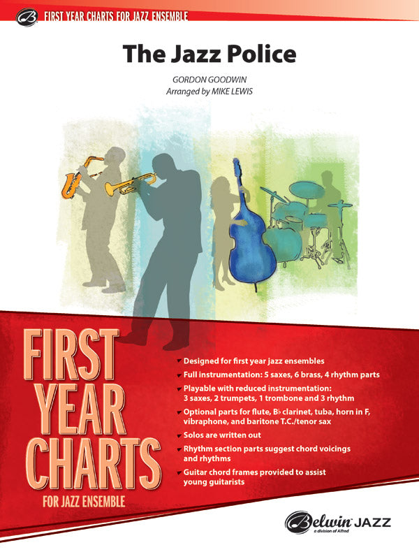 The Jazz Police: 1st B-flat Trumpet Sheet Music Preview