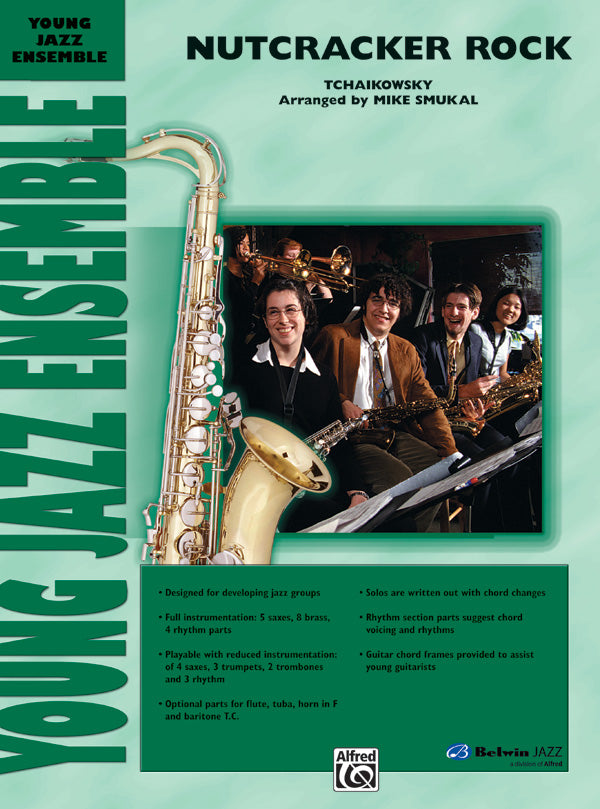 Nutcracker Rock: B-flat Tenor Saxophone Sheet Music Preview