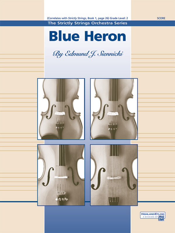 Blue Heron: 2nd Violin Sheet Music Preview