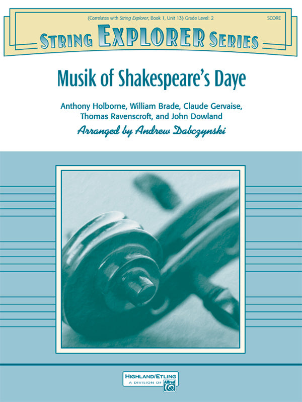 Musik of Shakespeare's Daye: 2nd Violin Sheet Music Preview
