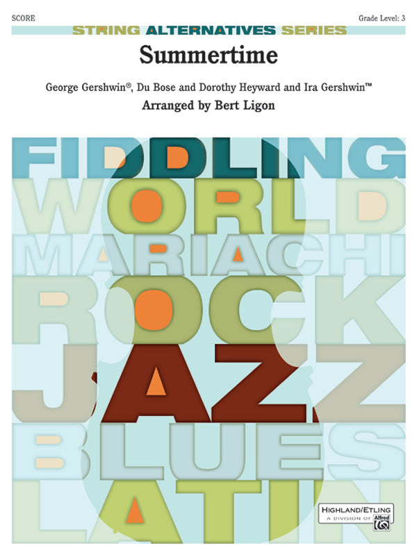Summertime: Cello Sheet Music Preview