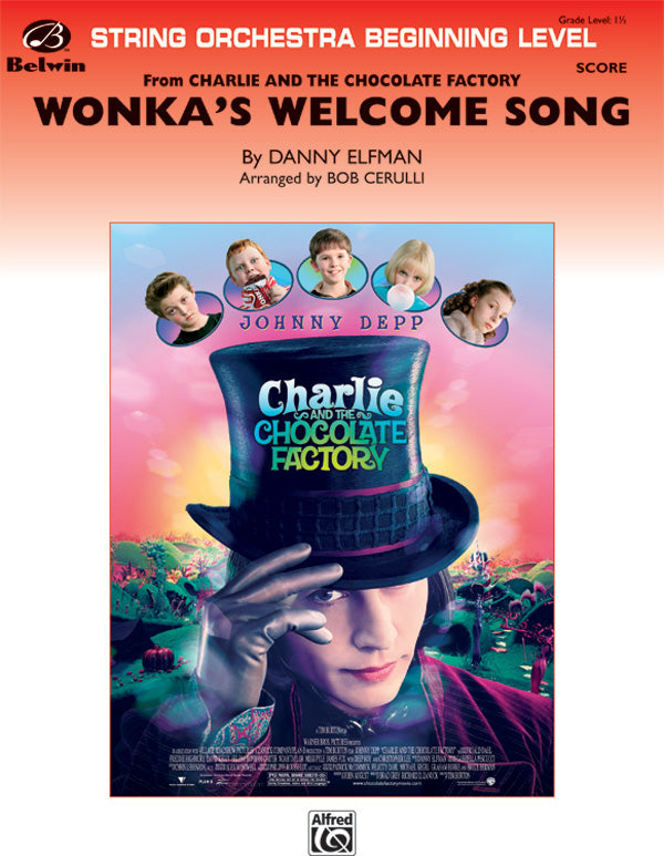 Wonka's Welcome Song (from Charlie and Chocolate Factory) Sheet Music Preview