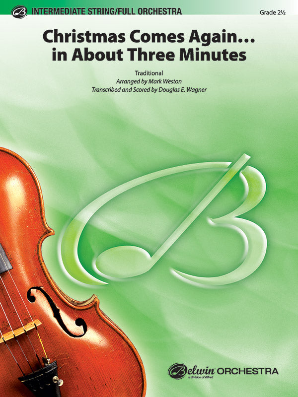 Christmas Comes Again ... in About Three Minutes: Cello Sheet Music Preview