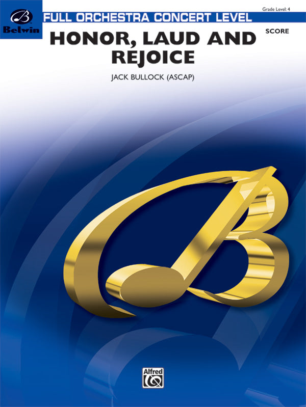 Honor, Laud and Rejoice Cover Image