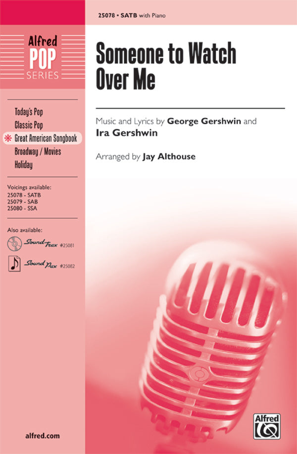 Someone to Watch Over Me Cover Image