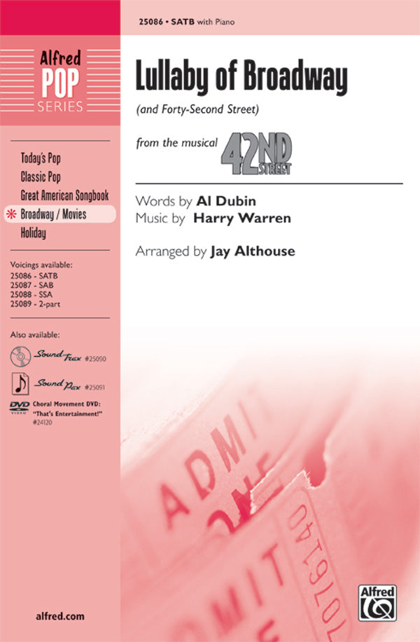 Lullaby of Broadway (and "Forty-Second Street") Cover Image