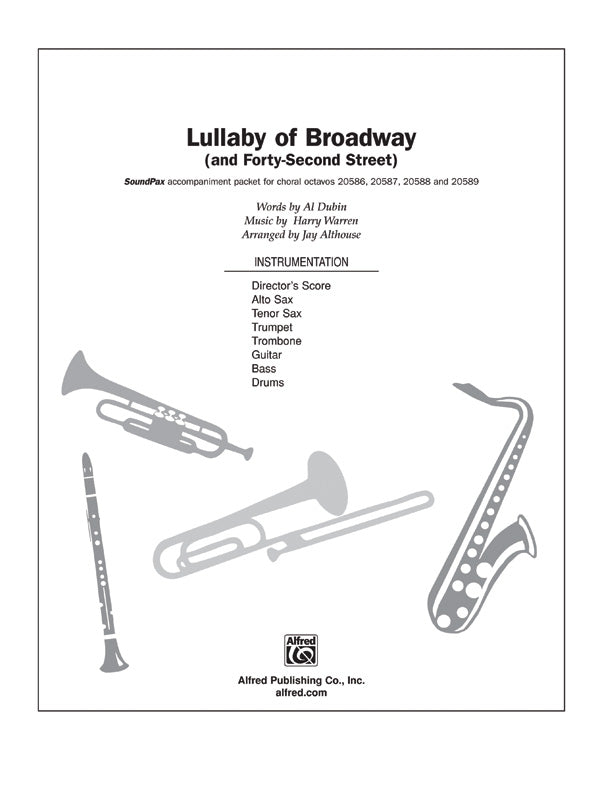 Lullaby of Broadway (and Forty-Second Street): Score Sheet Music Preview