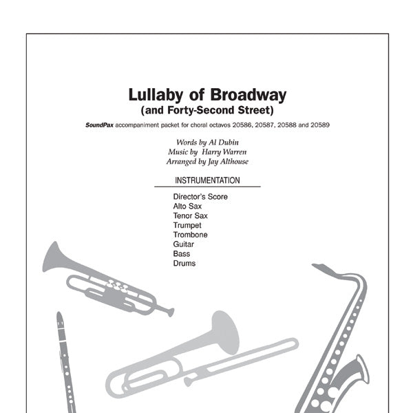 Lullaby of Broadway (and Forty-Second Street) Sheet Music Preview