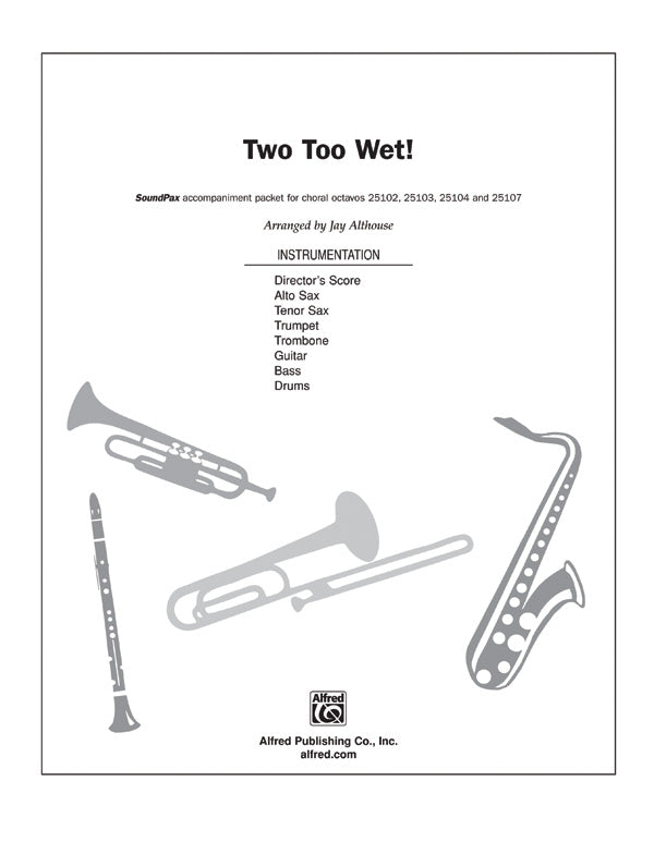 Two Too Wet!: Score Sheet Music Preview