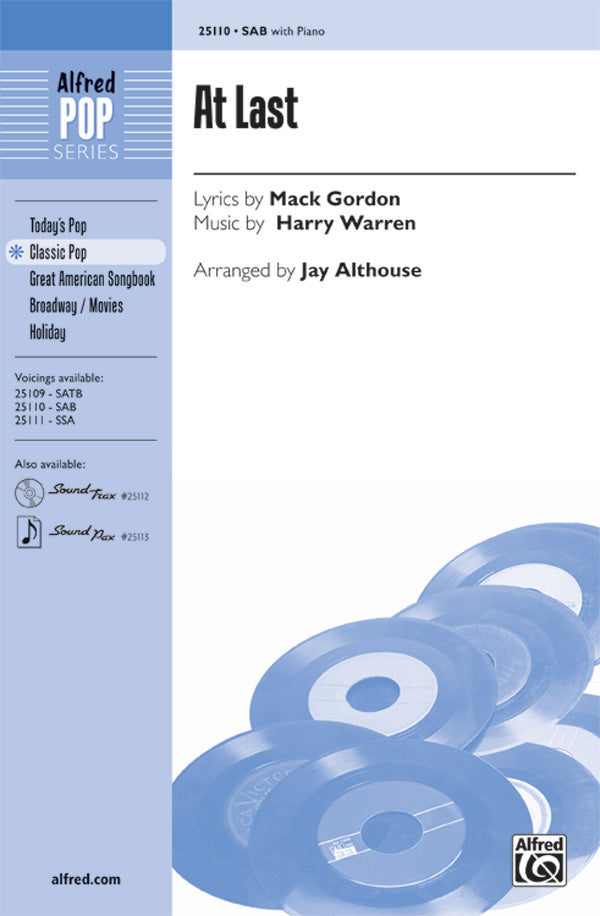 At Last Sheet Music Preview