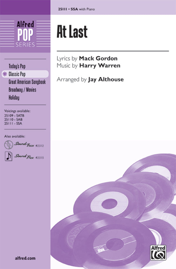 At Last Sheet Music Preview