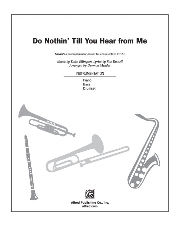 Do Nothin' Till You Hear from Me: Drums Sheet Music Preview