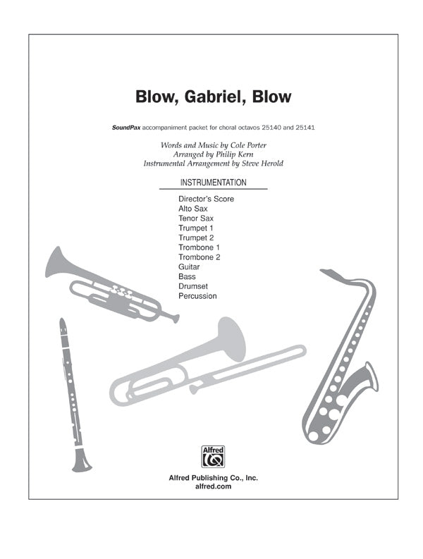 Blow, Gabriel, Blow (from Anything Goes): Score Sheet Music Preview