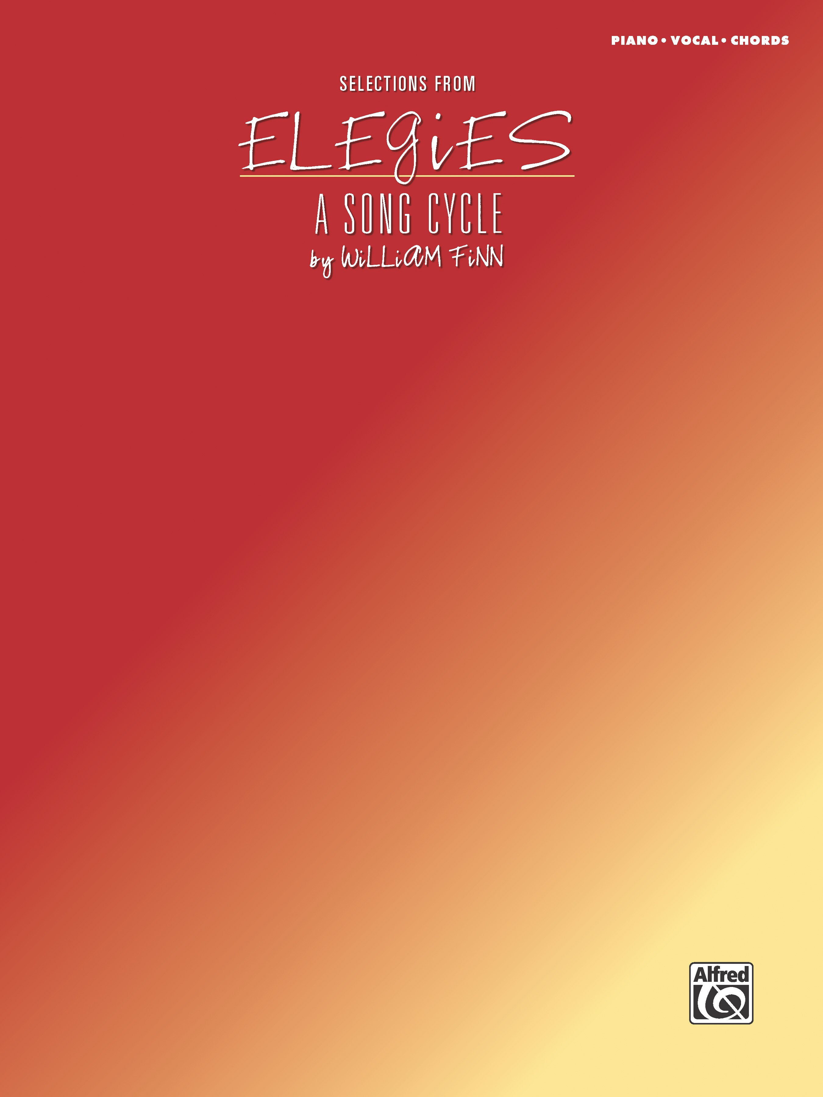 <I>Elegies: A Song Cycle,</I> Selections from Cover Image