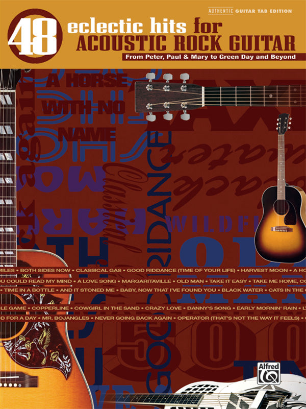 48 Eclectic Hits for Acoustic Rock Guitar Cover Image