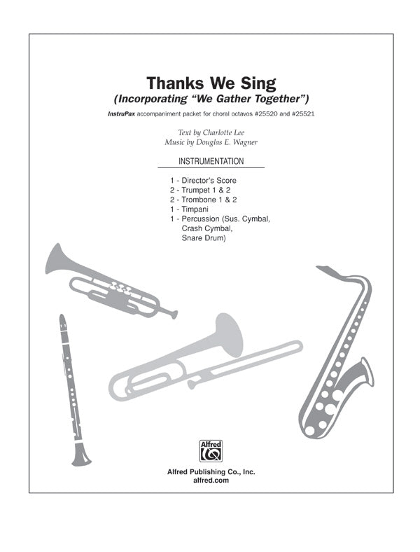 Thanks We Sing Cover Image