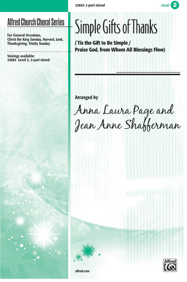 Simple Gifts of Thanks Cover Image