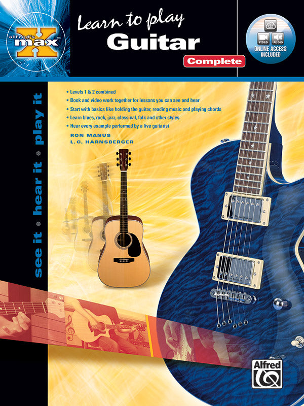 Alfred's MAX™ Guitar, Complete: See It * Hear It * Play It Sheet Music Preview