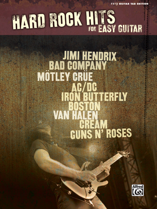Hard Rock Hits for Easy Guitar Cover Image