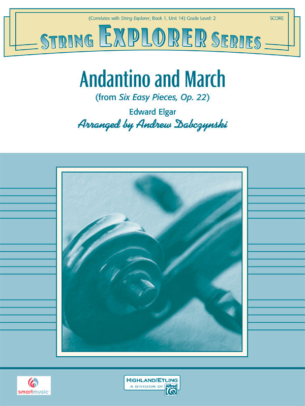 Andantino and March: Piano Accompaniment Sheet Music Preview