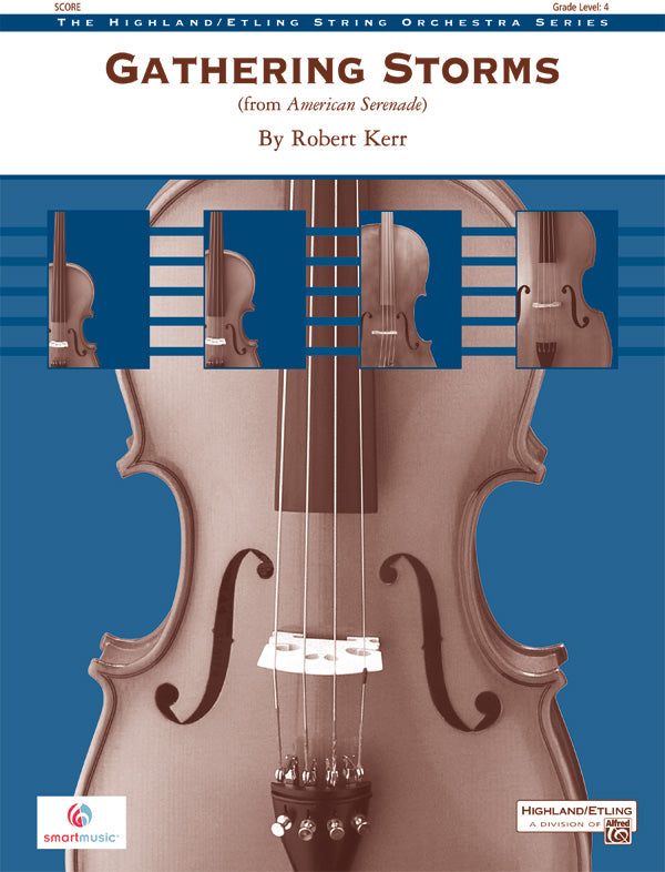 Gathering Storms (Movement 2 from American Serenade Symphony): 1st Violin Sheet Music Preview