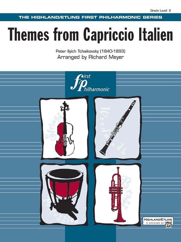 Themes from Capriccio Italien: 1st B-flat Trumpet Sheet Music Preview