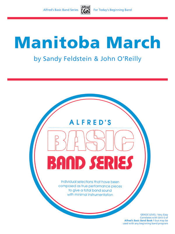 Manitoba March: E-flat Baritone Saxophone Sheet Music Preview