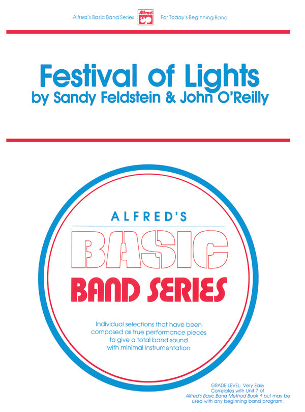 Festival of Lights (with optional chorus): 1st B-flat Cornet Sheet Music Preview