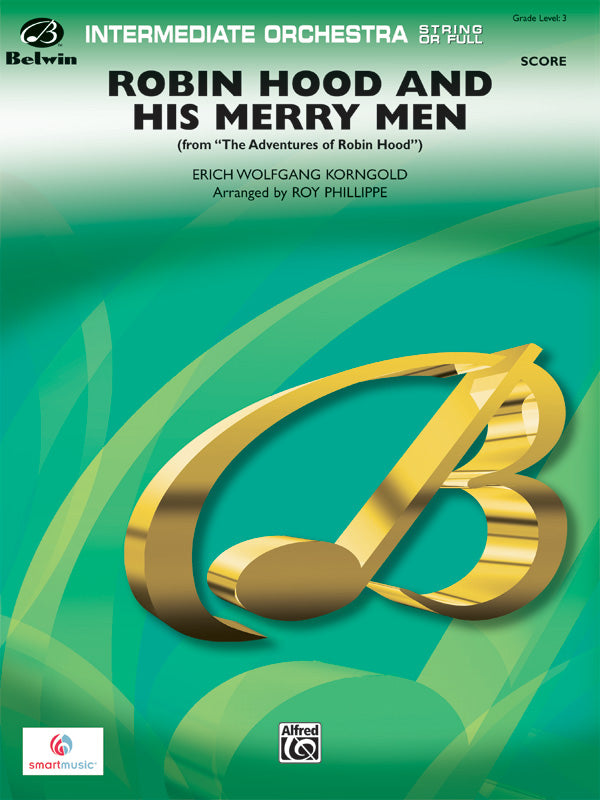 Robin Hood and His Merry Men: B-flat Bass Clarinet Sheet Music Preview