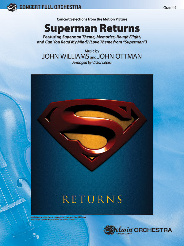 Superman Returns, Concert Selections from: Bassoon Sheet Music Preview