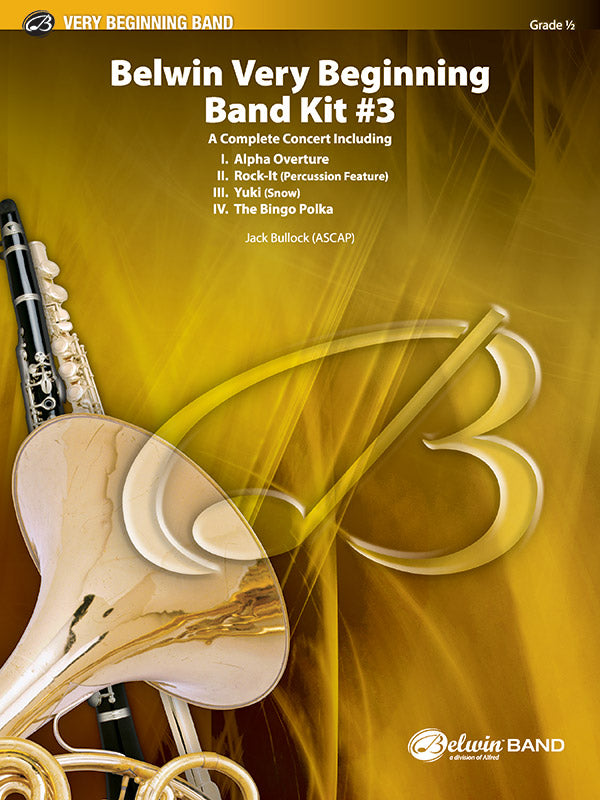 Belwin Very Beginning Band Kit #3: (wp) 1st B-flat Trombone B.C. Sheet Music Preview