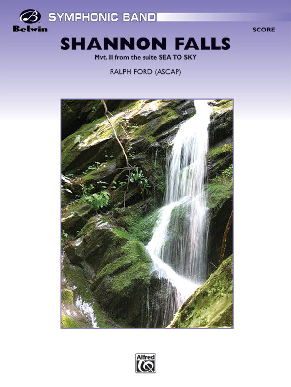 Shannon Falls (Movement 2 from Sea to Sky): E-flat Alto Saxophone Sheet Music Preview