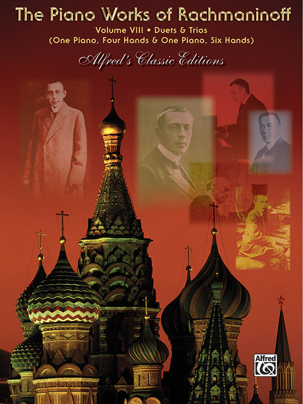 The Piano Works of Rachmaninoff, Volume VIII: Works for One Piano/Four Hands and One Piano/Six Hands Cover Image