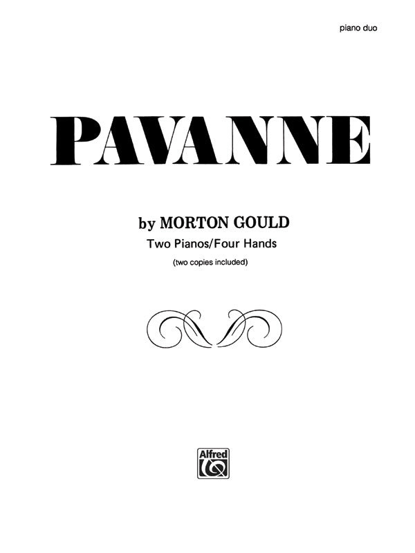Pavanne - Piano Duo (2 Pianos, 4 Hands) Sheet Music Preview