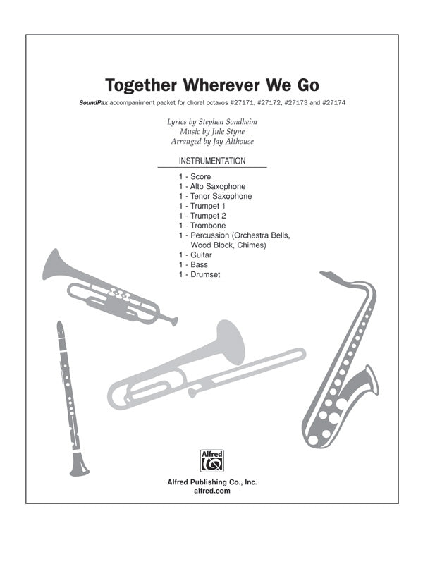 Together Wherever We Go (from Gypsy): String Bass Sheet Music Preview