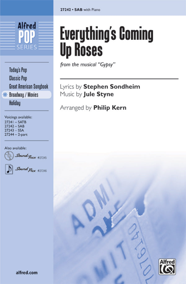 Everything's Coming Up Roses Sheet Music Preview