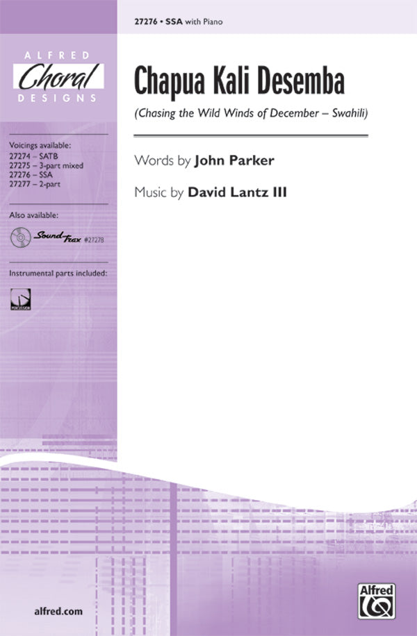 Chapua Kali Desemba (Chasing the Wild Winds of December - Swahili) Sheet Music Preview