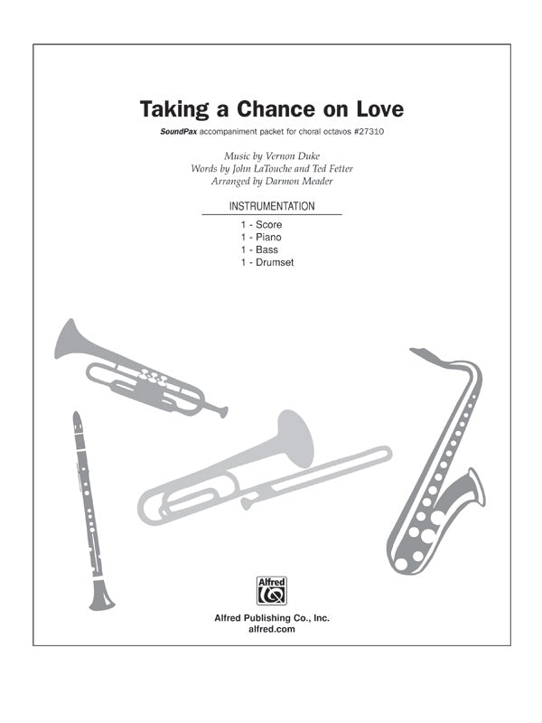 Taking a Chance on Love: Drums Sheet Music Preview