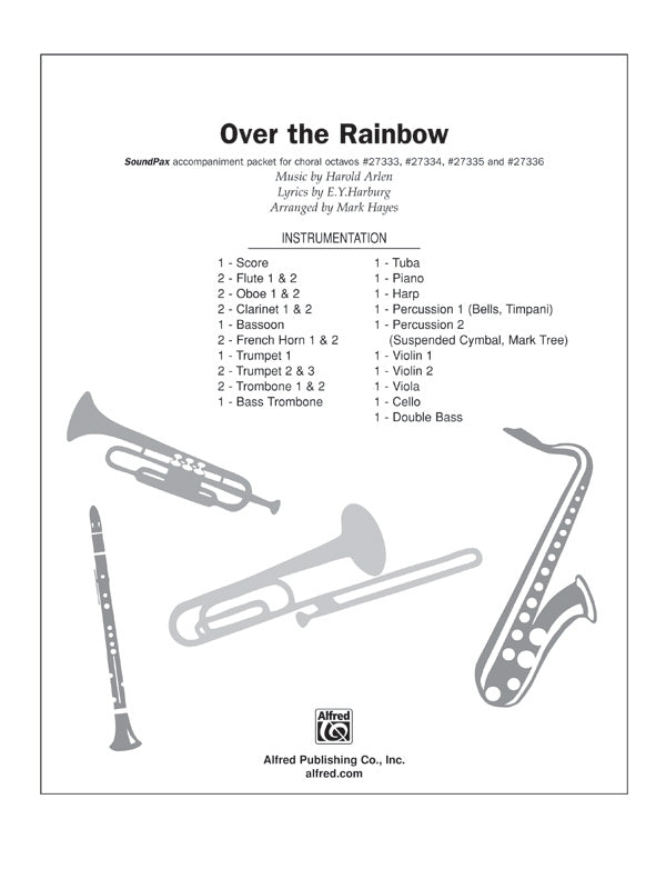 Over the Rainbow (from the musical The Wizard of Oz): 1st Violin Sheet Music Preview