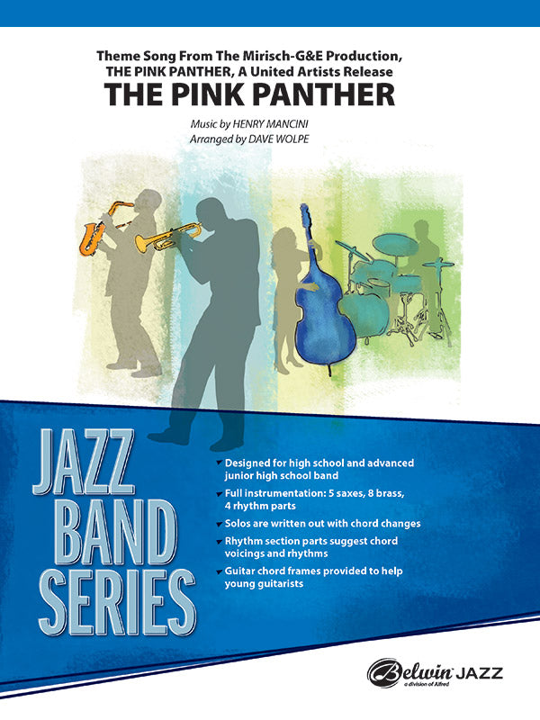 The Pink Panther: E-flat Alto Saxophone Sheet Music Preview