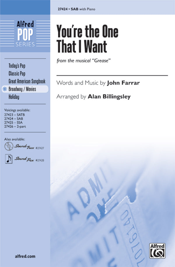 You're the One That I Want Cover Image